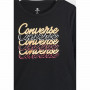 Hoodless Sweatshirt for Girls Converse Shine Graphic Boxy Black