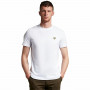 Men’s Short Sleeve T-Shirt Lyle & Scott V1-Plain White