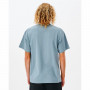 Men’s Short Sleeve T-Shirt Rip Curl Pocket Quality Surf Blue