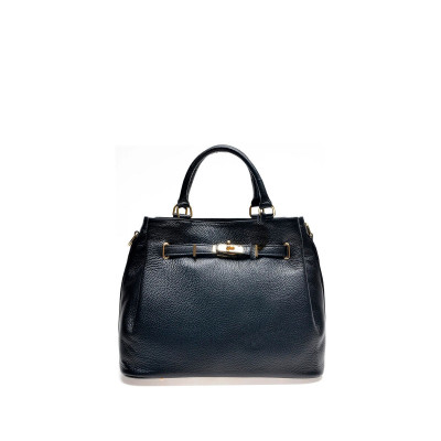 Women's Handbag Anna Luchini SS22-AL-1762-NERO Black (36 x 29 x 17 cm)