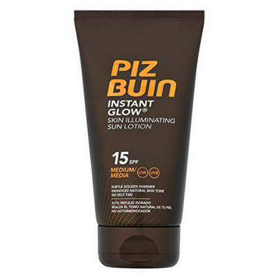 Protezione Solare Instant Glow Piz Buin SPF 15 (150 ml)