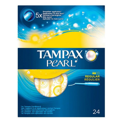 Pack de Tampones Pearl Regular Tampax (24 uds)
