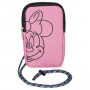 Protection pour téléphone portable Minnie Mouse Rose (10,5 x 18 x 1 cm)