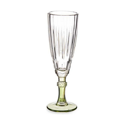 Copa de champán Exotic Cristal Verde (170 ml)