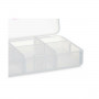 Pillbox with Compartments Transparent Plastic (11,5 x 18 x 2,2 cm) (12 Units)