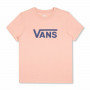 T-shirt à manches courtes femme Vans Drop V SS Crew-B W Peach Saumon