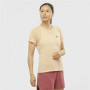 Women’s Short Sleeve T-Shirt Salomon Cross Rebel Yellow