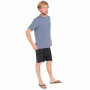 Men’s Short Sleeve T-Shirt Hurley One Only Slashed UPF Blue