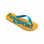 Women's Flip Flops Havaianas Top Logomania Blue Yellow