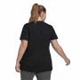 Women’s Short Sleeve T-Shirt Adidas Aeroready Designed 2 Move Black