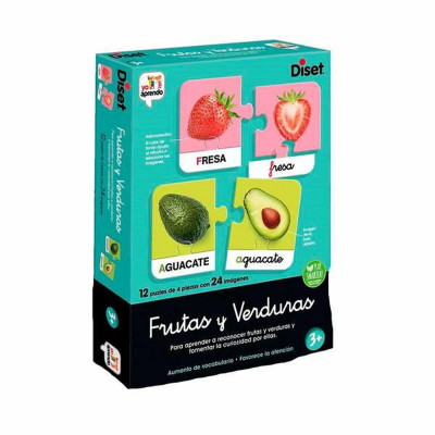 Educational Game Diset Yo Aprendo Frutas & Verduras Puzzle (ES)